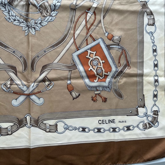 Vintage Authentic Celine Silk Scarf - Picture 3 of 7